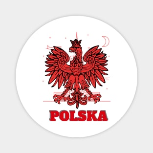 Polska - Eagle - pride Magnet